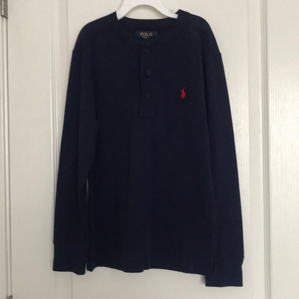 NWT Boys Polo Ralph Lauren Henley Shirt
